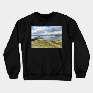 Loch Lomond from Conic Hill Descent Crewneck Sweatshirt